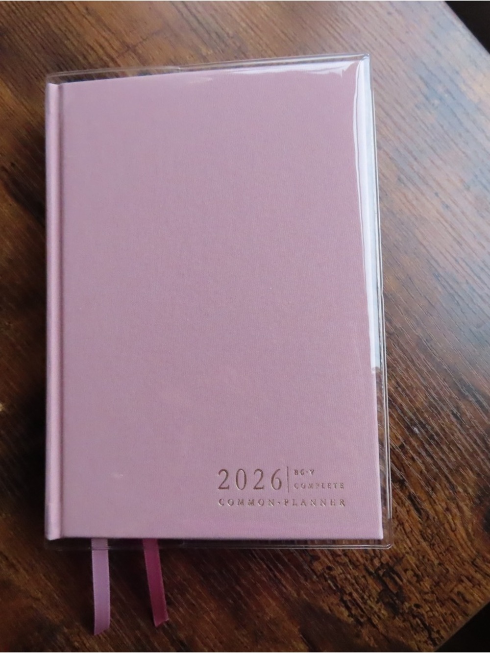 2026 B6 Hardcover Complete Common Planner - Pink